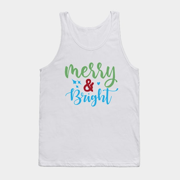 merry & bright Tank Top by DeeDeeCro